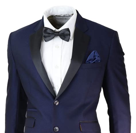 prada navy tuxedo|Men's Suits .